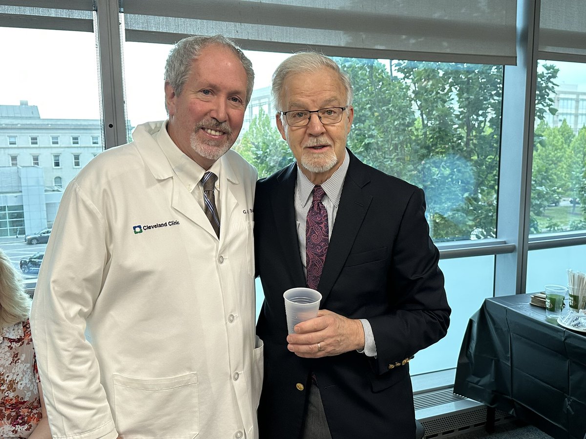 The end of an era. Friend, mentor and one of the most influential physicians in my career. Wouldn’t be a vascular medicine physician if it wasn’t for this guy. Have a great retirement Dr Jerry Bartholomew. So well deserved. <a href="/ccfvascmed/">Cleveland Clinic Vascular Medicine</a>