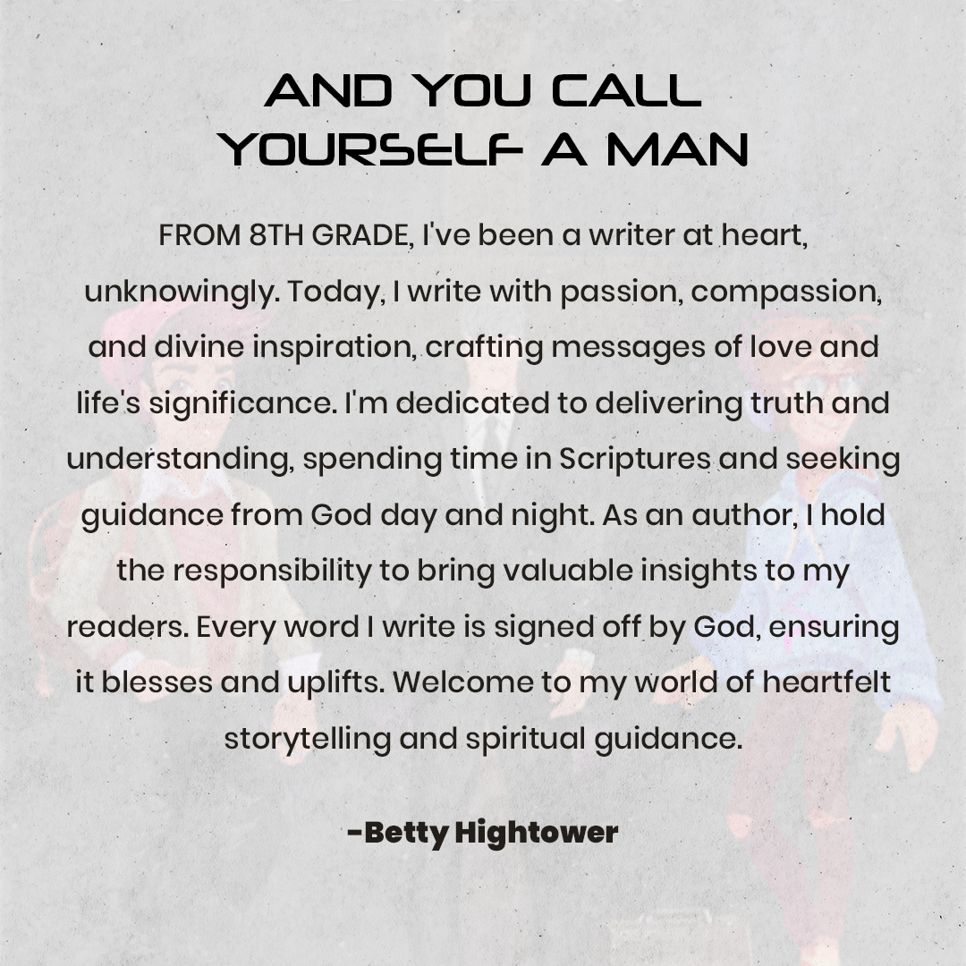 BettyDHightower's tweet photo. 📚✨ With a heart devoted to crafting messages of love, life's significance, and spiritual guidance. Every word signed by God, destined to bless and uplift. Welcome to my world of heartfelt storytelling. 🖋️💖 #AuthorIntroduction #WritingWithPurpose #BookForLife #Author #Spritual https://t.co/4Hrpwy4QDe