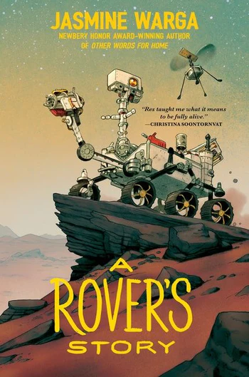 NZBookgirl's tweet photo. In #MiddleGrade #SciFi A Rover’s Story by @jasminewarga Res is a #Robot built to explore Mars but he learns human emotions from the NASA scientists who created him. As he blasts off for his mission he is well aware of the importance of his success. #NatLibReads https://t.co/Nd1WBmEwQ7