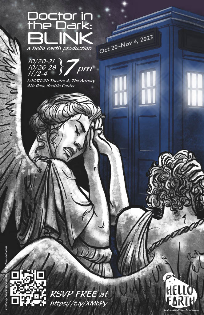 Doctor in the Dark: Blink tickets are now available! helloearthproductions.com/2023/10/theyre…