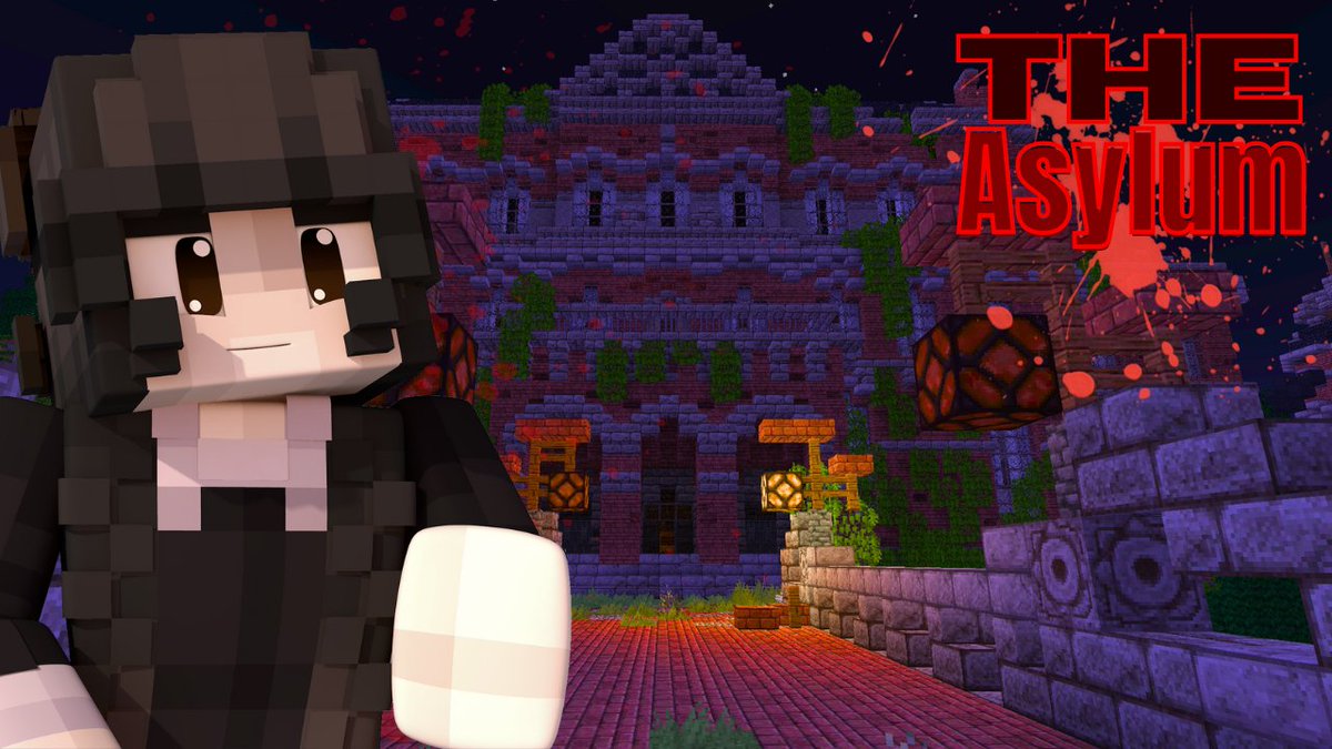 SweetAshGamer's tweet photo. First upload for Spooktober! We are playing a spooky Minecraft horror map called, "The Asylum."   

✨https://t.co/qiNB50dqSt✨

#minecraft #minecrafthorrormap #halloween #spooktober https://t.co/hwexgIbnTK