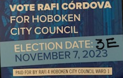 Indiecom2's tweet photo. If you live in Hoboken's #1stWard, I encourage you to vote for #RafiCordova. He is not afraid to take a stand & share it with the public. That's honesty, that's transparency, that's leadership. #Hoboken #Vote3E https://t.co/9m03VNbz6D