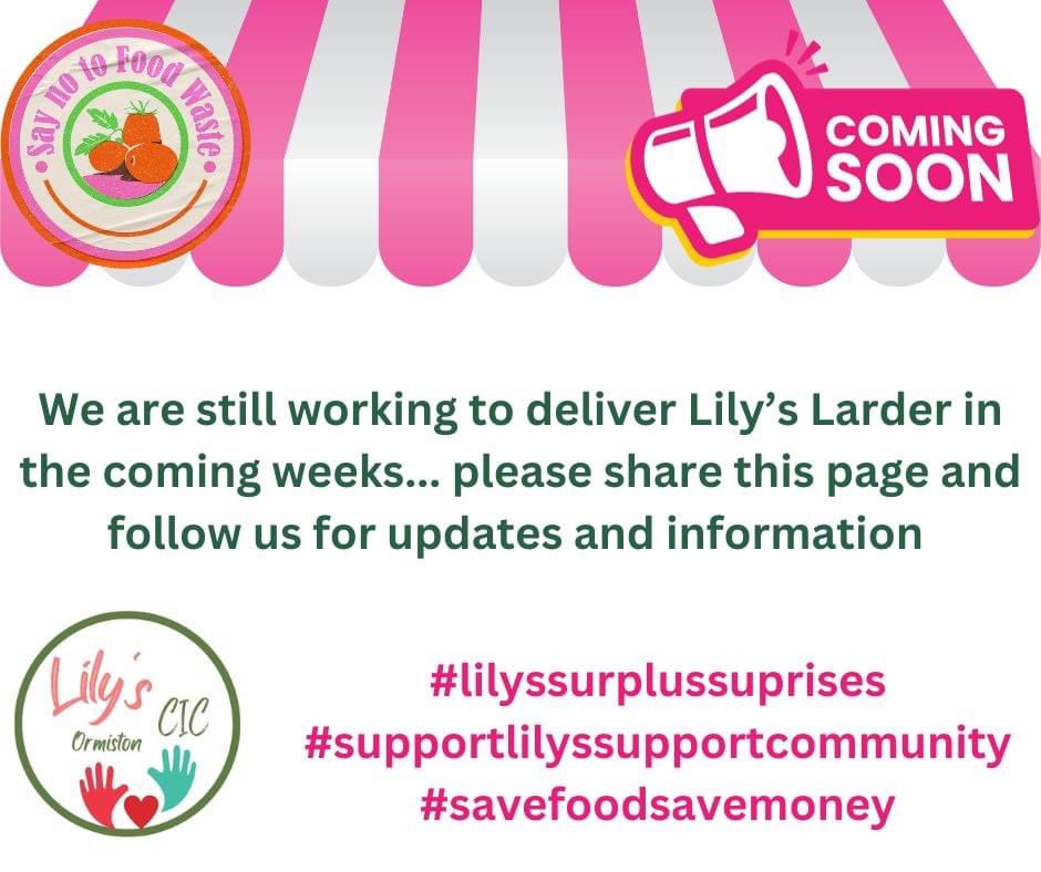 Please share more news coming soon! <a href="/Lilysormicic/">Lily's Ormiston CIC</a> <a href="/FriendsOrmiPark/">FriendsOrmiPark</a> <a href="/Firstport/">Firstport for Social Entrepreneurs</a> <a href="/FareShareUK/">FareShare</a>