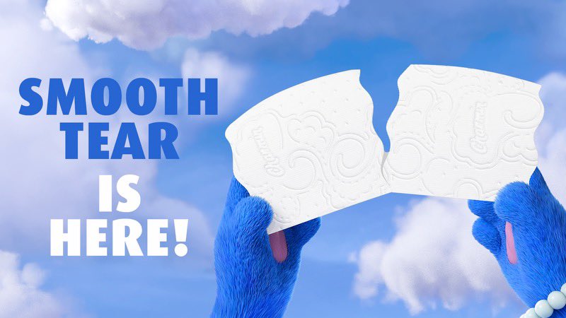 Oh look, we reinvented the square for a perfect tear. 🤩〰️
 
NEW Charmin Ultra Soft Smooth Tear is available now!