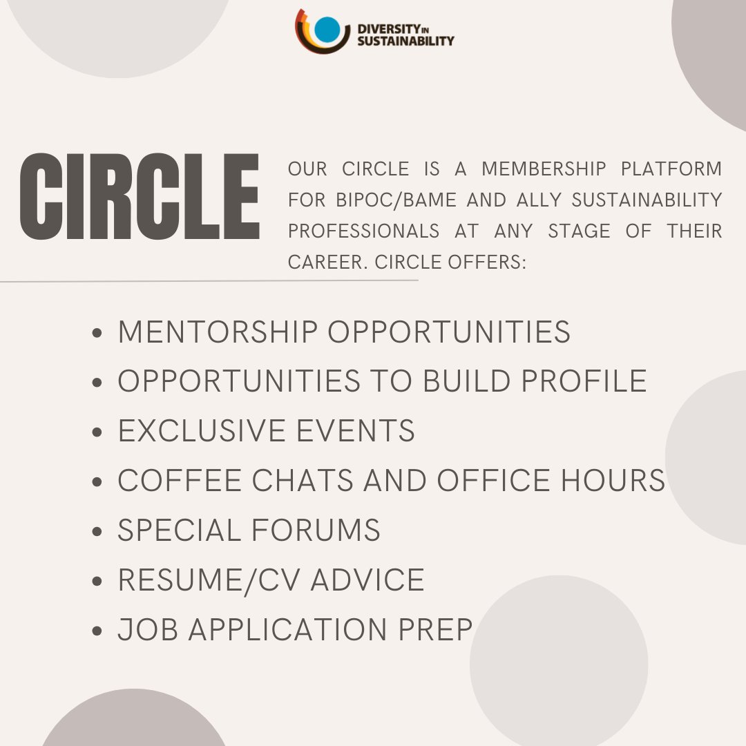 diversityinsust's tweet photo. So…what is Circle?

With Circle, you can access all our offerings in one sleek, intuitive website. Even better, you can keep up with the DiS community while on the go, via the Circle app! Join our trial by visiting our website https://t.co/AxN1tRk2ML https://t.co/ZZL74JmCiJ