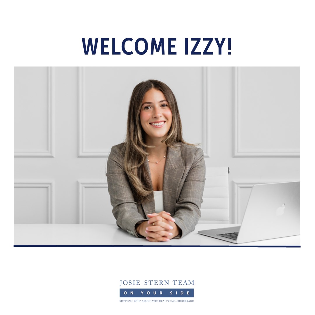The Josie Stern Team is thrilled to introduce Izzy Stern to our community, the newest addition to our Team!

Join us in welcoming Izzy!

instagram.com/p/Cx6HX0_Olj8/
.
.
.
#WelcomeIzzy
#IzzySternRealEstate
#TorontoRealEstate
#JosieSternTeam #OnYourSide
#RealtorsYouCanTrust