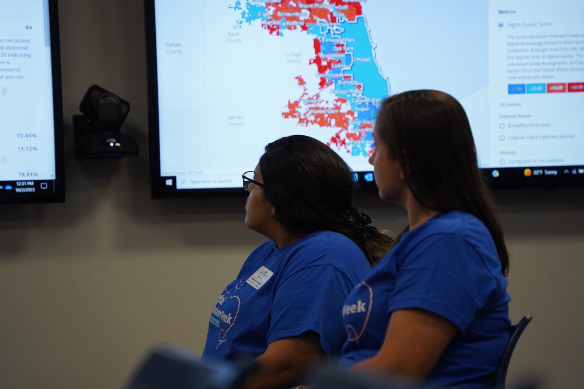 ToniPreckwinkle's tweet photo. Today, we unveiled Cook County's first-ever Digital Equity Action Plan and Digital Equity Map during Digital Inclusion Week. Let's work together to bridge the digital divide and build a stronger, more connected community! #DigitalEquity #CookCountyDIW #InclusionMatters https://t.co/L9pZsW3PLS