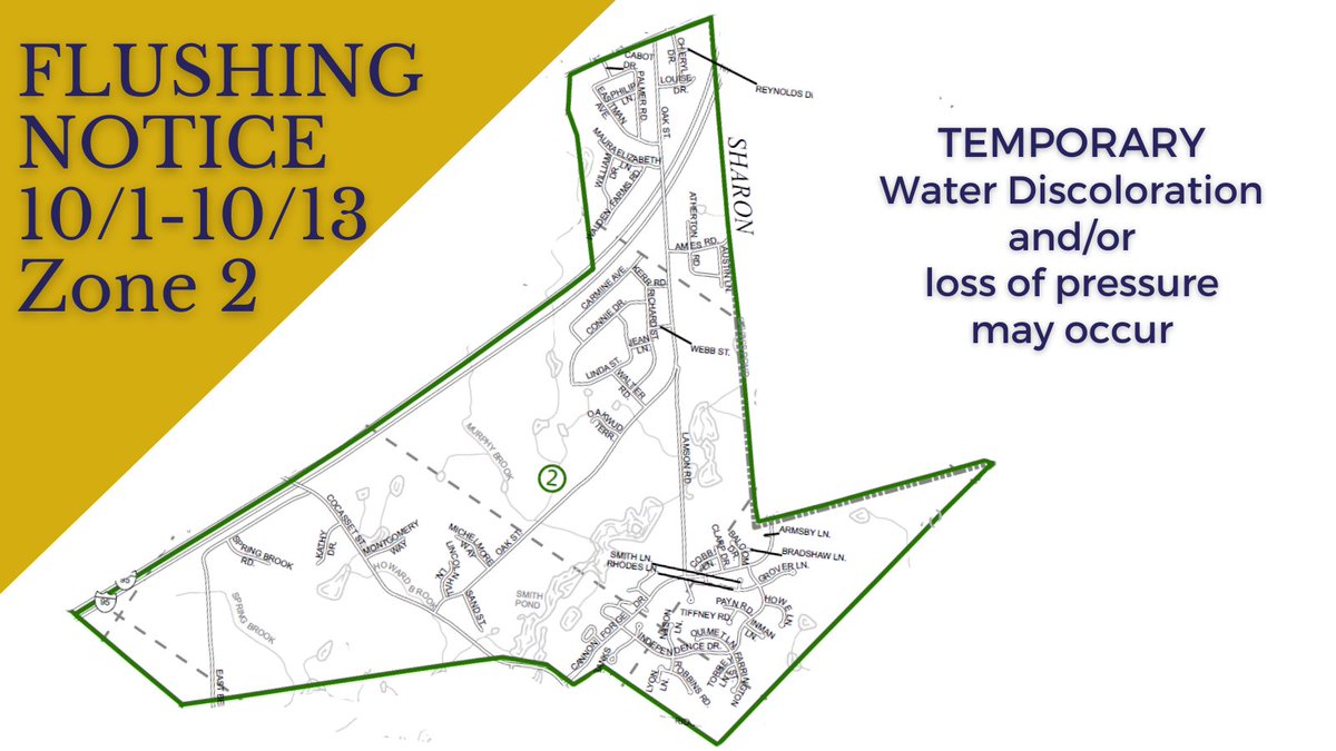 Zone 2 starts tonight for the next two weeks! Look for flushing signs in your neighborhood