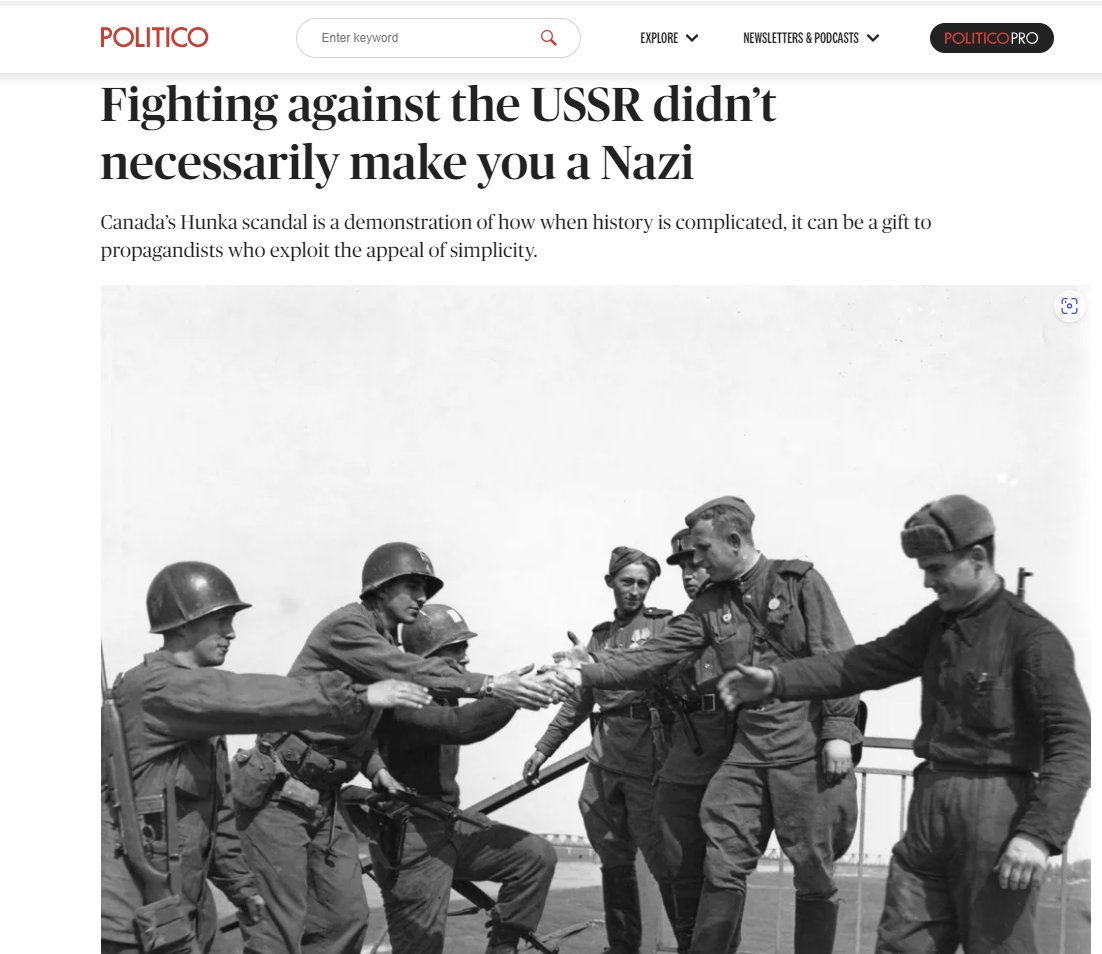 I_Katchanovski's tweet photo. Such whitewashing of Waffen SS Division by means of fakes, justification, or outfight denial of well-documented & well-researched involvement of its members in mass killings of Jews, Poles & Ukrainians & false claim that such involvement is Russian propaganda are revealing & clearly politically-motivated. There are also others who resort to such open whitewashing, fakes, justification & outfight denialism of Nazi collaborators in Ukraine.  https://t.co/10FKoQoTwa