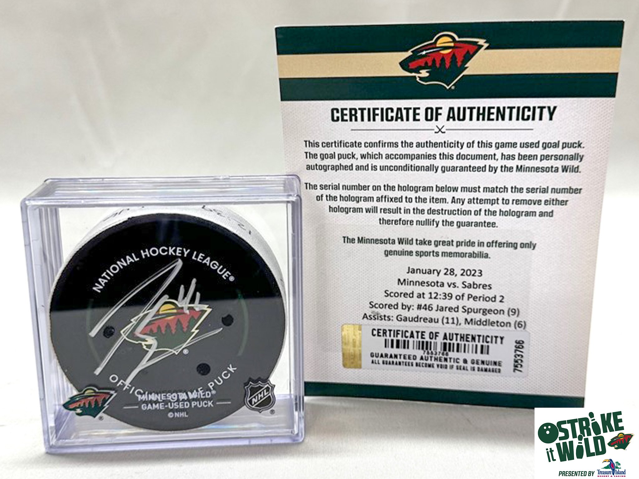 Minnesota Wild - Auction ends tonight! Want one of those lavender