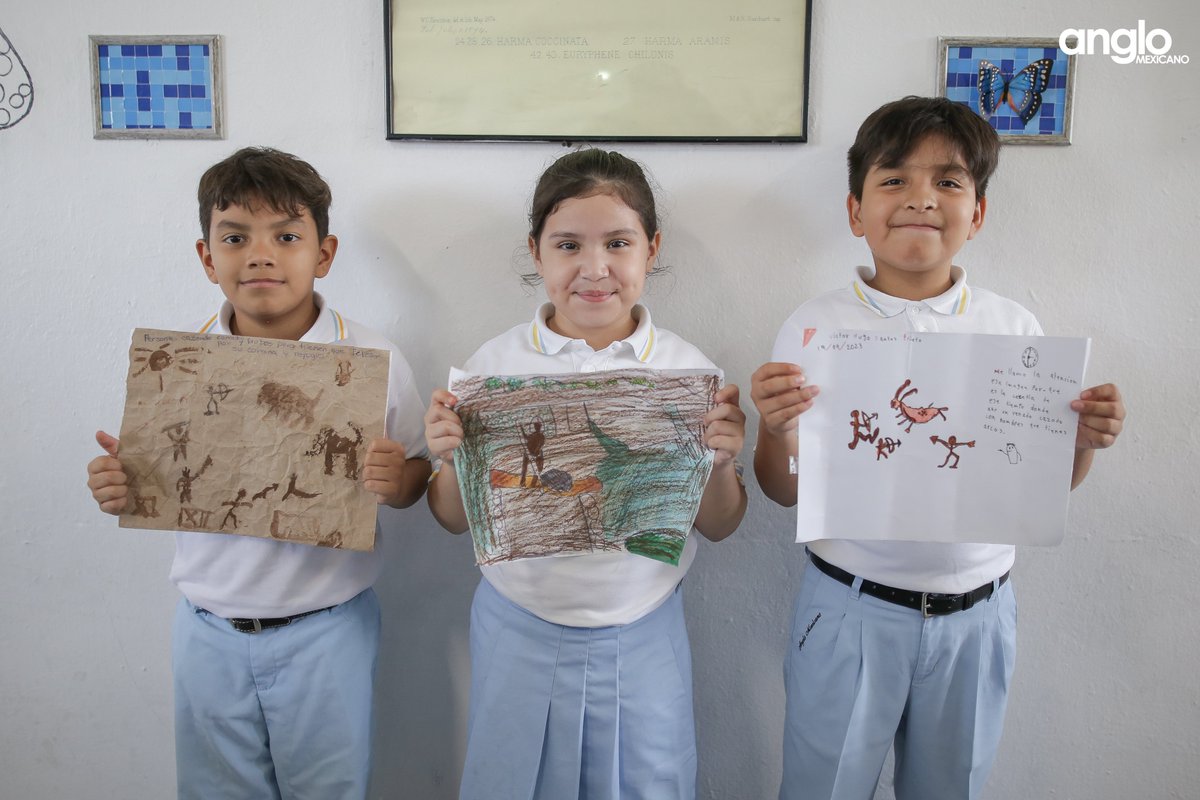 Nuestros alumnos de 4º #PrimariaAngloMexicano, con su exposición “Pintura rupestre” representaron los aspectos de la vida cotidiana de los grupos cazadores-recolectores de Aridoamérica #ColegioAngloMexicanoDeCoatzacoalcos #AngloMexicano #Coatzacoalcos #OrgullosamenteAngloMexicano