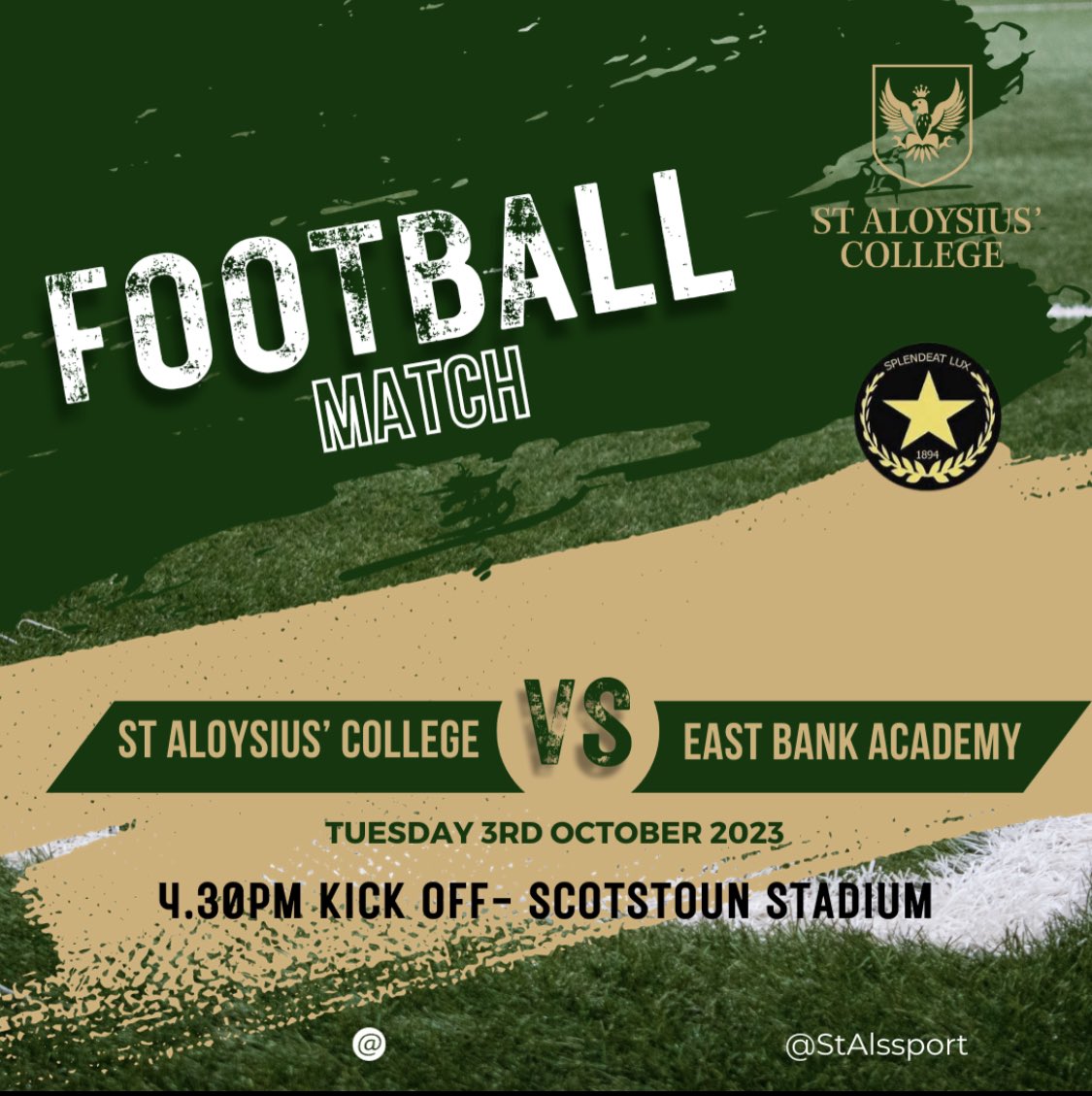 Football ⚽️ | Our senior football squad will kick off their glasgow league campaign tomorrow against <a href="/EastbankAcademy/">Eastbank Academy</a> Come along and support the team.
#TheStartofSomethingGreat