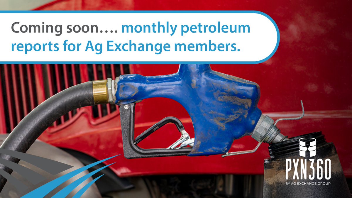 pxn360's tweet photo. Looking to streamline your petroleum purchases? Sign up for an Ag Exchange gold membership and get the inside scoop on petroleum prices monthly. https://t.co/hafFWJvTHm #AgExchange #PXN360 #WestCdnAg https://t.co/lAuHZiyucV