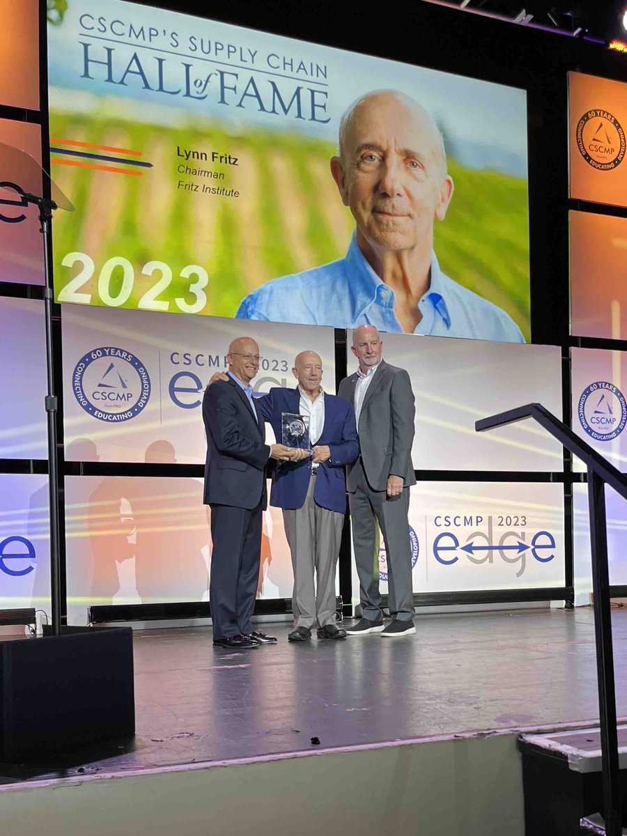 cscmp's tweet image. Lynn Fritz - your 2023 CSCMP Supply Chain Hall of Fame Inductee.

Join us in celebrating the work of Mr. Fritz and his tremendous impact over decades implementing innovative supply chain solutions around the world.

#CSCMPEDGE #CSCMP