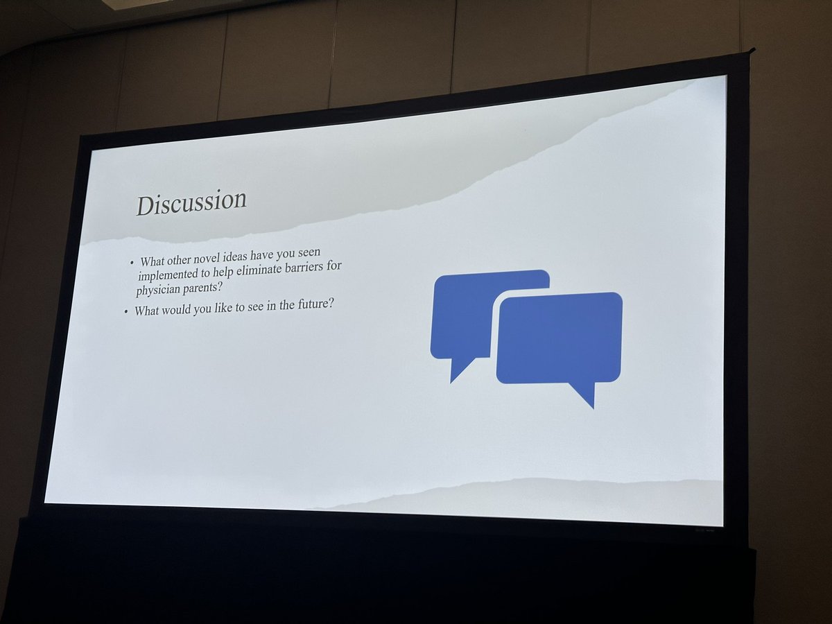 Excellent discussion about #ParentalLeave by our chair <a href="/SaraBelPonMD/">Sara Beltrán Ponce, MD</a> on #ASTRO2023 Women’s Luncheon in partnership with <a href="/AAWR_org/">AAWR</a> 👏
#WeWhoCurie #ParentsWhoCurie