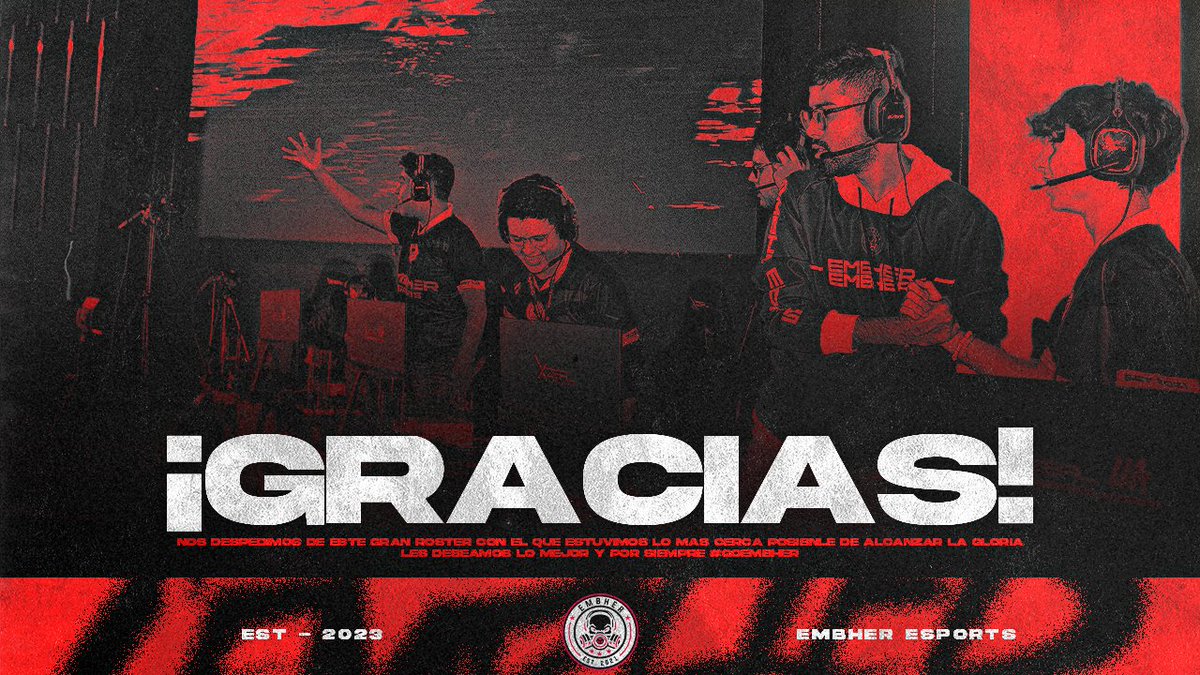 EsportsEmbher's tweet photo. ยกMuchas gracias por su estadรญa, estamos realmente agradecidos por su entrega y compromiso! ๐
Mucho รฉxito en su camino y nuevamente gracias.โ๏ธ
๐ @CracK1st
๐ @MonkyzMLG
๐ @iDemon9_
๐ @DiegoAyalaCa
#GoEmbher https://t.co/EZXXNRj3zj