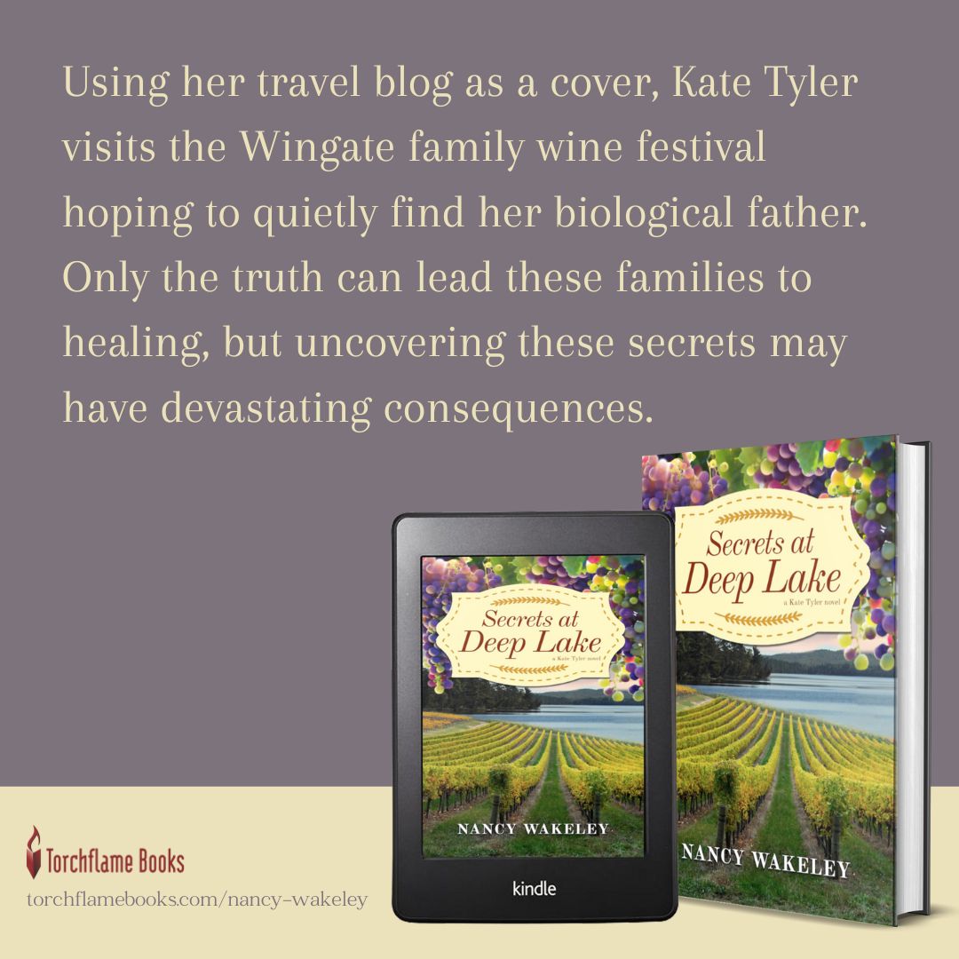 LMpublishing's tweet photo. How far would you go to help the people you love? Kate Tyler digs up the secrets of the past in an effort to help her brother, even though she (and others) would rather leave those secrets buried.

https://t.co/A13rTmllQR

#secretsatdeeplake #tbrpile #booktwitter #nancywakeley https://t.co/hoo54rHUsS