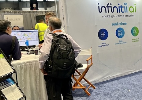 Day #1 demos at #WEFTEC2023 in Chicago at the @infinitiiai Booth #3936. Come see the future of #MachineLearning in #WaterTreatment with #RealTime #DataAggregation #DataTransformation and #PredictiveAnalytics

$IAI.cn #CSE $CDTAF $7C5
