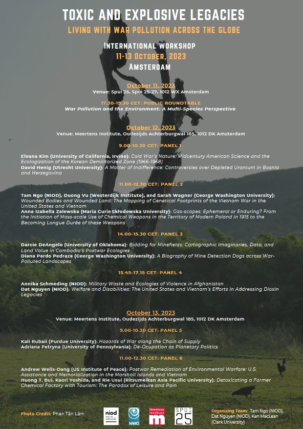 Super excited about this conversation-Living with War Pollution Across the Globe-next week in Amsterdam. I will be speaking about the legacies of depleted uranium and the politics of ignorance and uncertainty (as a form of soft pollution) <a href="/sarahedwagner/">sewagner</a> <a href="/Enviro_Ant/">EASA EnviroAnt Network</a> <a href="/EASAinfo/">EASA</a>