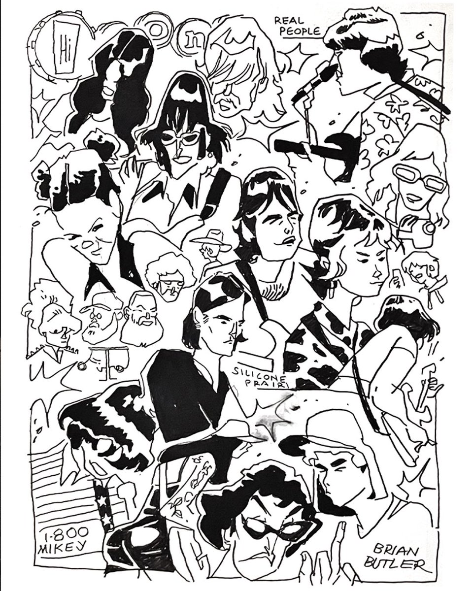 #gonerfest after party drawings w Snooper, C.O.F.F.I.N, TeeVee Repairman, 1-800 Mikey, Silicone Prarie, and Real People