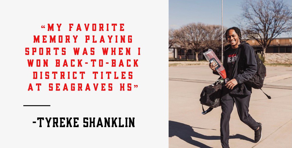 ManagersTTU's tweet photo. 🚨MANAGER MONDAY🚨

Today we would like to introduce Tyreke Shanklin, a junior from Seagraves, Texas. Tyreke joined the squad for the 2022 season and is excited to be back for year 2 with @TexasTechMBB. We appreciate everything you do for us! #TTW #WreckEm 👆👆 https://t.co/fU1rXsYRvK