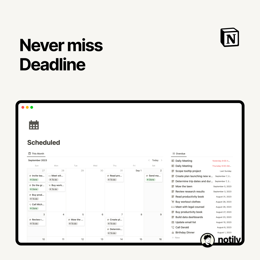 🎉 Don't Miss Out! 60% OFF on Notion Templates! 🎉

Ready to supercharge your productivity with Notion? Now's the perfect time! 🔥

For a limited time only, enjoy a massive 60% discount on our premium Notion templates! 🚀

notily.co/premium/gettin…