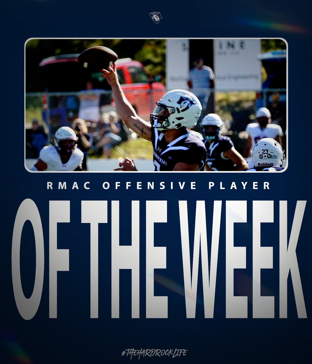 HardrockerFB's tweet photo. After a great performance, Jayden Johannsen has been named RMAC Offensive Player of the Week! Story below.

📰: https://t.co/OxUK4EDcGL

#TheHardrockLife https://t.co/ruNtlDCDiW