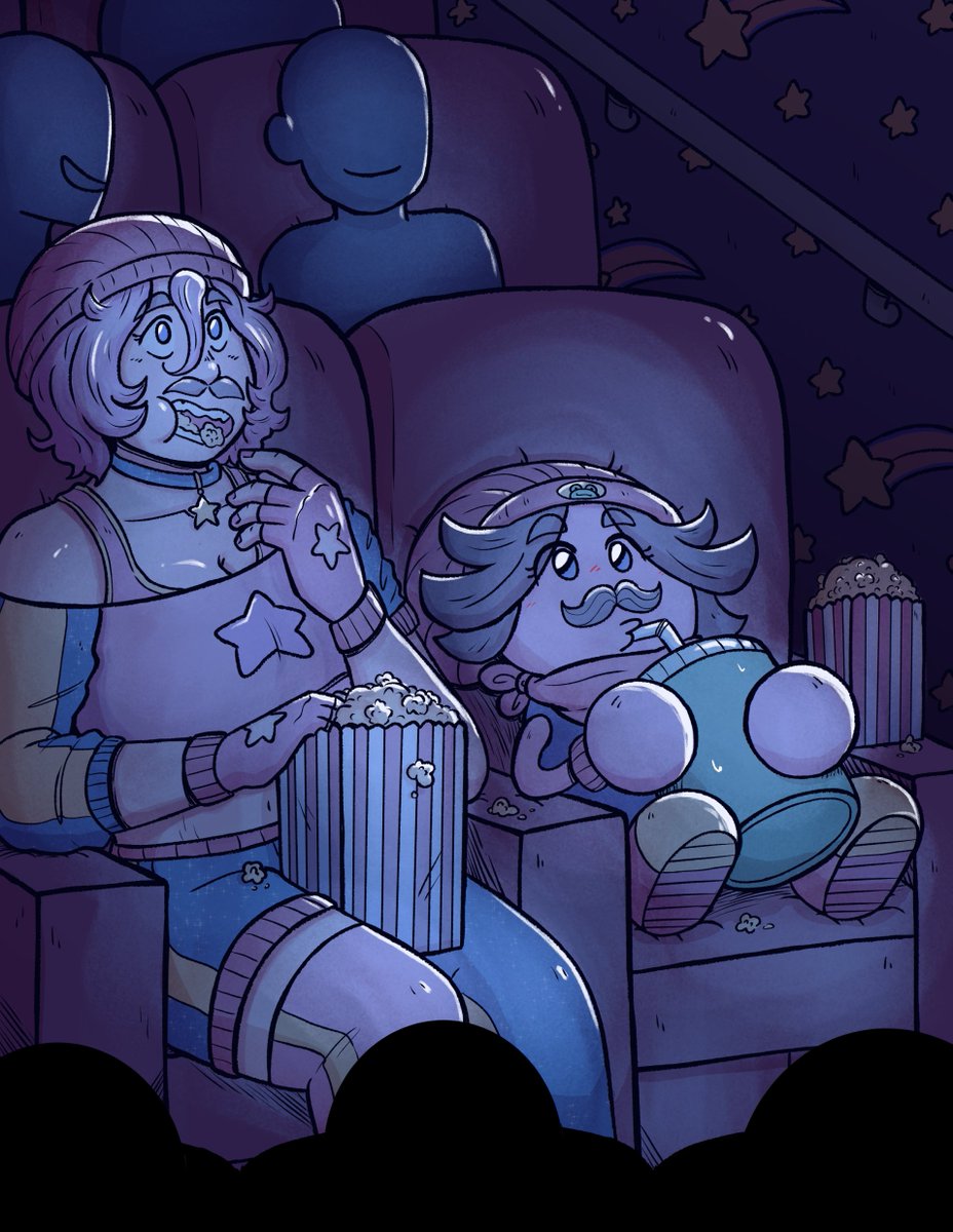 Here's the piece I made for the Kalawacon 2023 Art Gallery! I really enjoy the server movie nights so i wanted to do something themed to that! 🍿🎥

Thank you again to Mar, Floober, Uber, and everyone else for making this event happen!

 #marart