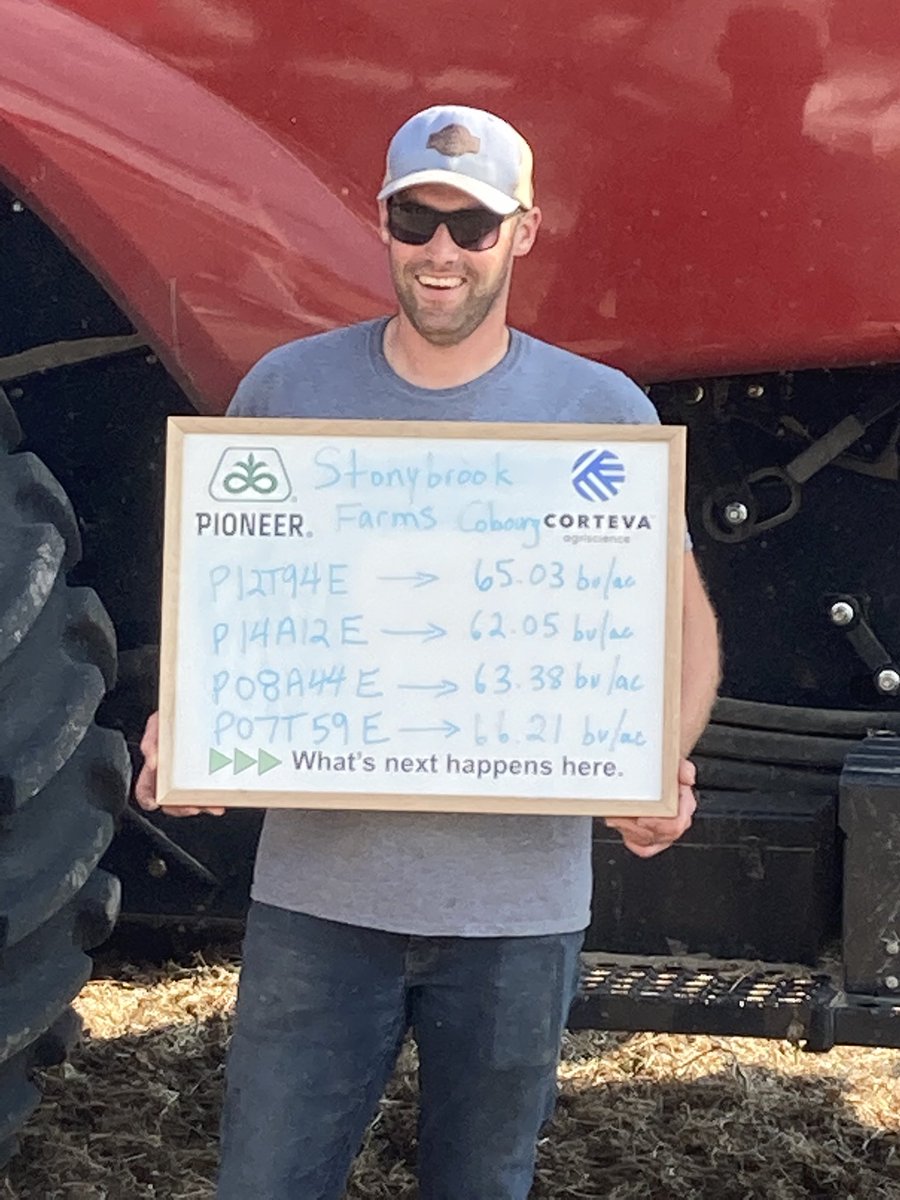 Exciting things happening here in Northumberland! Pioneer Enlist beans bringing it! #cleanfields#highyields#freedomtospray