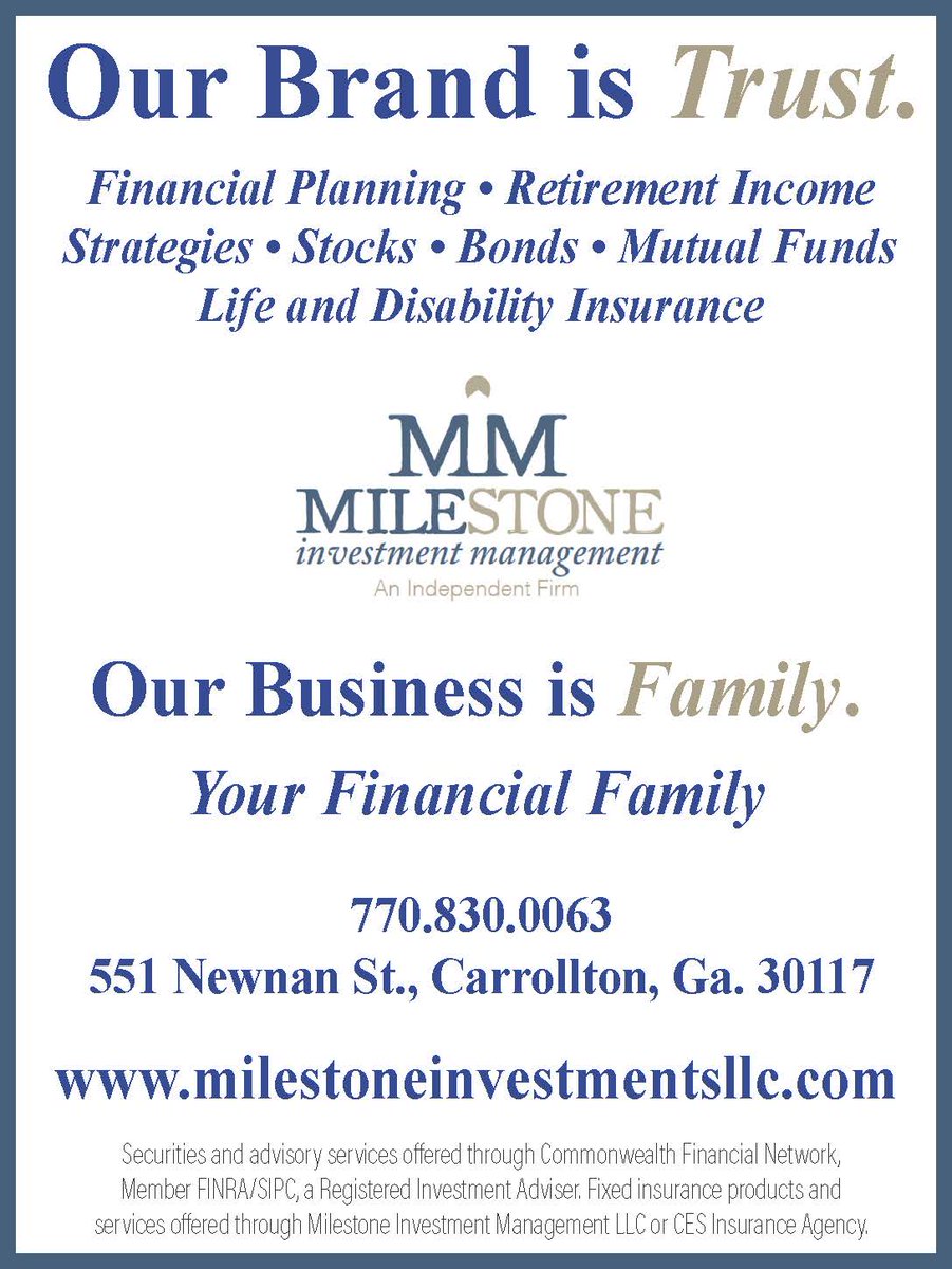 milestoneInv's tweet photo. #trust #yourfinancialfamily #financialplanning #retirementplanning #ThinkCarrollFirst https://t.co/1XdPR3VV1W