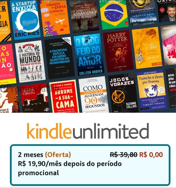 🚨 2 MESES DE KINDLE UNLIMITED GRÁTIS 🚨

📚 Milhões de livros disponíveis para ler no seu Kindle, PC ou celular. Cancele quando quiser! (Exclusivo para clientes Prime)

— amzn.to/3tkq3Ju
— amzn.to/3tkq3Ju
— amzn.to/3tkq3Ju