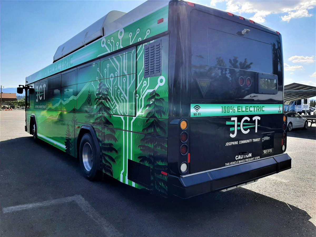 JCT_transit's tweet photo. BIG Thank you to the Logan Design team for the beautiful work on our new EV Bus! https://t.co/ErB5KTyiui

#grantspass #oregon #joco #transit #ev #logandesign https://t.co/9PztbUwogk