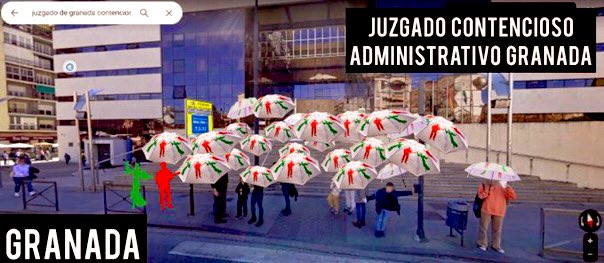 MacarenayPaco's tweet photo. Si eres de #Granada y quieres ayudarnos a q haya #justicia por el abuso de poder de la admin pública del @aytogr ?
Imaginas la puerta del juzgado contencioso administrativo de #Grana llena de paraguas ☂️ @MacarenayPaco del semáforo flamenco ? 🚦💃🏻@AndaluciaJunta @CulturaAND https://t.co/NVcrZQEaFM