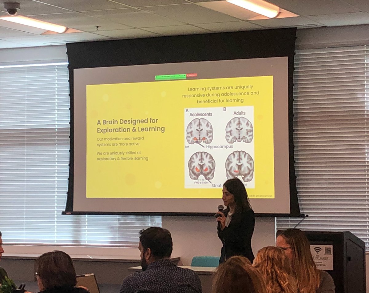 Last week, our co-executive director Adriana Galván spoke at the first of 4 sessions for the Sacramento County Office of Education T-SEL Community of Practice.

This session focused on adolescent brain development and the concept of curiosity + collaborative problem solving. 💯