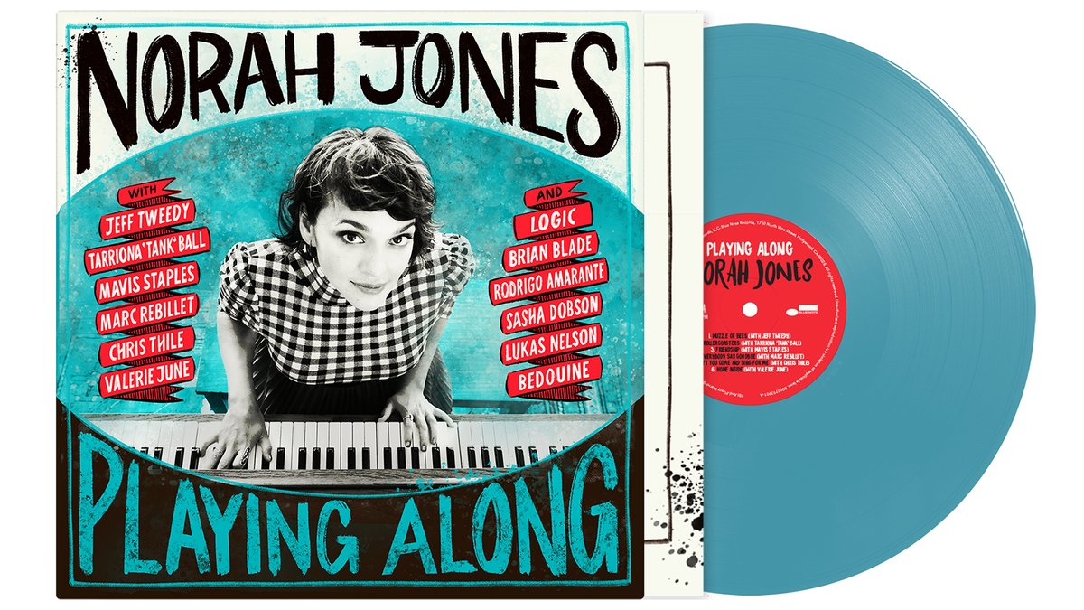 Excited to announce that Nov. 24th @PlayingAlongPod is coming to wax! 12 tracks from the podcast will be available on blue vinyl exclusively as part of #RSDBlackFriday. Visit @recordstoreday for more details: NorahJones.lnk.to/PARSD #RSDBF