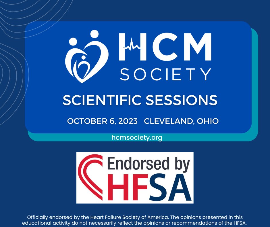 The countdown begins! 🫀 We look forward to welcoming you to the #HCMS2023 Scientific Sessions this Friday Oct 6. 
Prior to <a href="/HFSA/">HFSA</a>, join us for a day of the latest HCM research and networking with #HCM experts. See you there! 

hcmsociety.org/agenda

#CardioTwitter #Cardiology