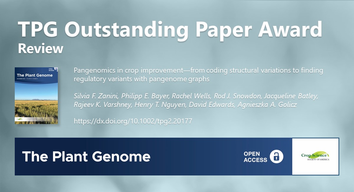 The Plant Genome π±π§¬ (@plantgenome) on Twitter photo Congrats to Silvia Zanini et al., the recipients of the 2023 TPG Outstanding Paper Award - Review!
View this and other <a href="/ASA_CSSA_SSSA/">Agronomy, Crop, and Soil Science Societies</a> outstanding paper award winners: doi.org/10.1002/csan.2β¦ Congrats to Silvia Zanini et al., the recipients of the 2023 TPG Outstanding Paper Award - Review!
View this and other <a href="/ASA_CSSA_SSSA/">Agronomy, Crop, and Soil Science Societies</a> outstanding paper award winners: doi.org/10.1002/csan.2β¦
