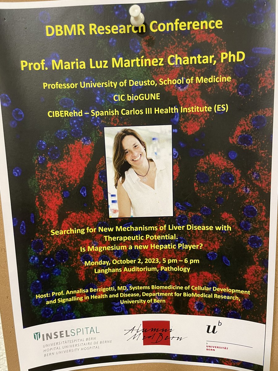 Annalisa Berzigotti (@docberza) on Twitter photo Wonderful <a href="/DBMR_UniBe/">BioMedical Research</a> conference by Malu <a href="/chantarlab/">MaluMChantarlab</a> in Bern! Thank you for joining us today! Wonderful <a href="/DBMR_UniBe/">BioMedical Research</a> conference by Malu <a href="/chantarlab/">MaluMChantarlab</a> in Bern! Thank you for joining us today!