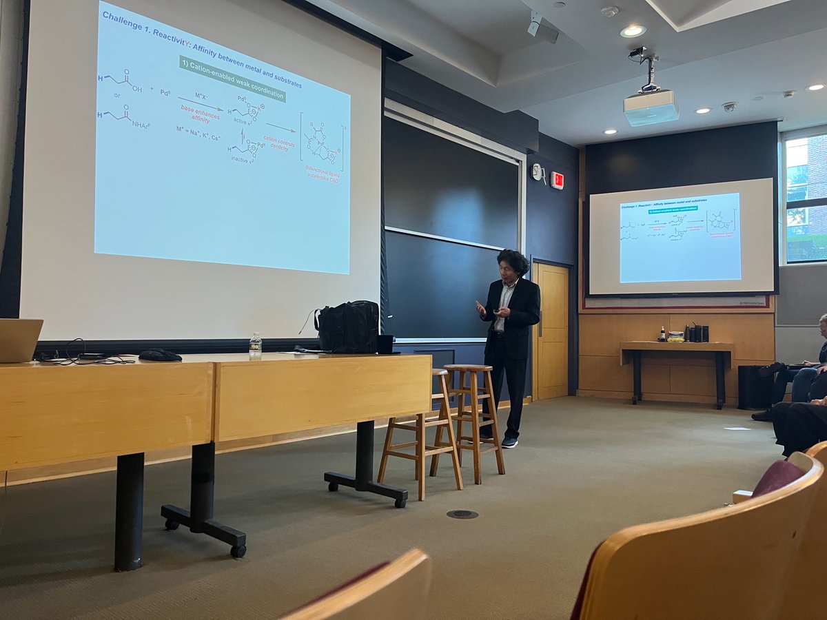 Jin-Quan Yu (Scripps) delivers his Max Tishler Prize Lecture at @HarvardCCB: