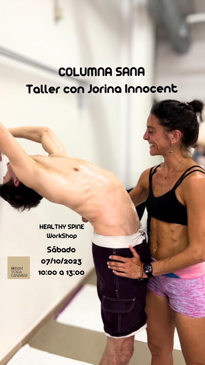 #tallerdeyoga
Sábado 07/10/2023 
De 10:00 a 13:00 
#bikramyogacanarias 

Info ℹ️ instagram.com/p/Cx5henUossN/…
