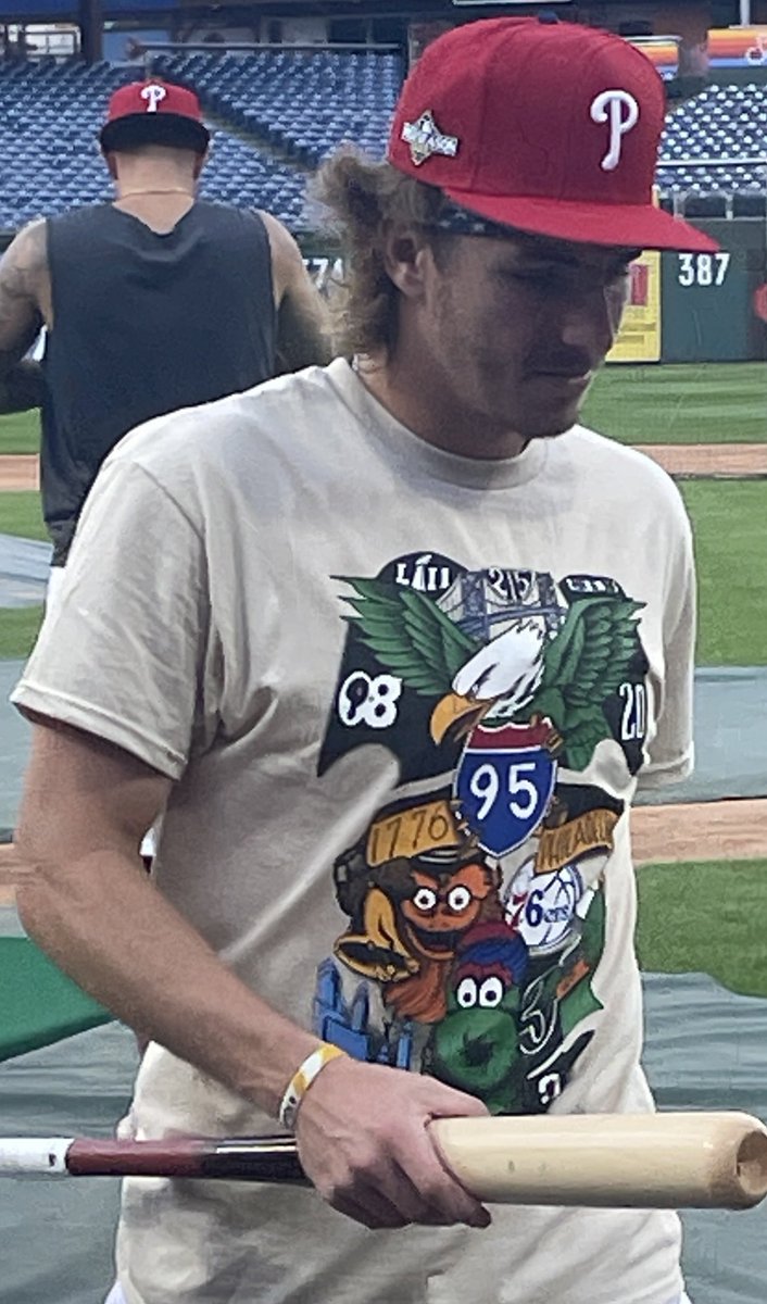 Bryson Stott can’t wait for the playoffs starting tomorrow

Gotta love the Philly shirt