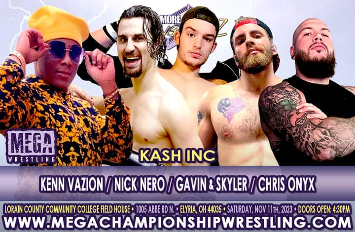 MEGA MAFIA, As we are approaching our next event, One More Battle 2 Ring Kaoz,lets introduce  to Team Ka$h Inc.

Tickets for Nov 11 on sale at MCW.yapsody.com