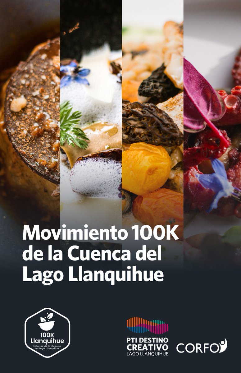 Qué rico probar los sabores de la cuenca del Lago Llanquihue! Aquí encuentras la versión descargable del dossier del Movimiento 100K en la cuenca del Lago Llanquihue, realizado por <a href="/Llanquihuecrea1/">@LlanquihueCreativo</a>, programa impulsado por <a href="/CorfoLosLagos/">Corfo Los Lagos</a> 
lagollanquihuedestinocreativo.cl/web/wp-content…