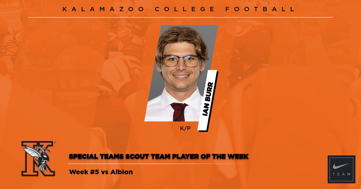 Congratulations to our Scout Team Players of the Week for week #5 vs Albion College! #EYS #SwarmTheDay