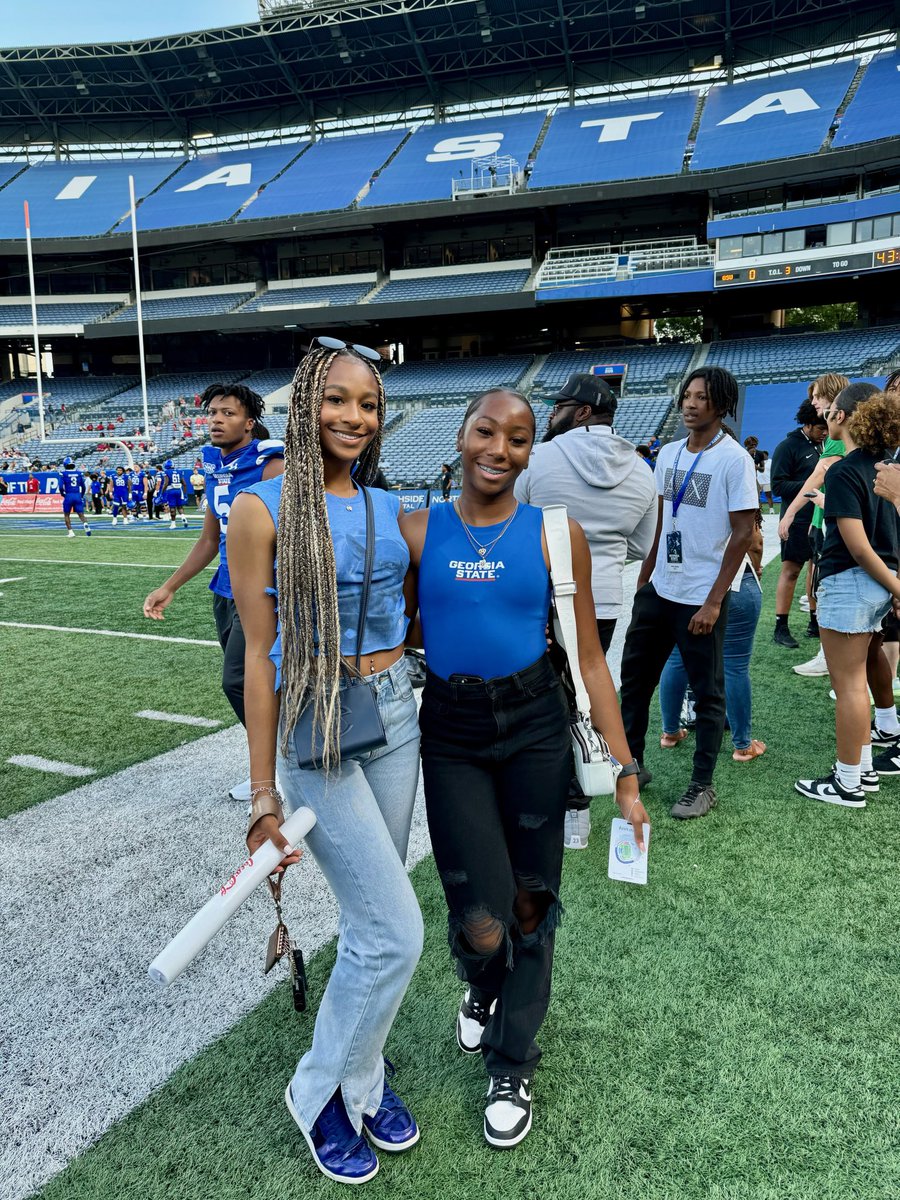 MadisynJackson0's tweet photo. Thank you so much @koachky for hosting me this weekend, I had such a great time a Georgia State University. 
#officialvisit https://t.co/zBbtwp47A1