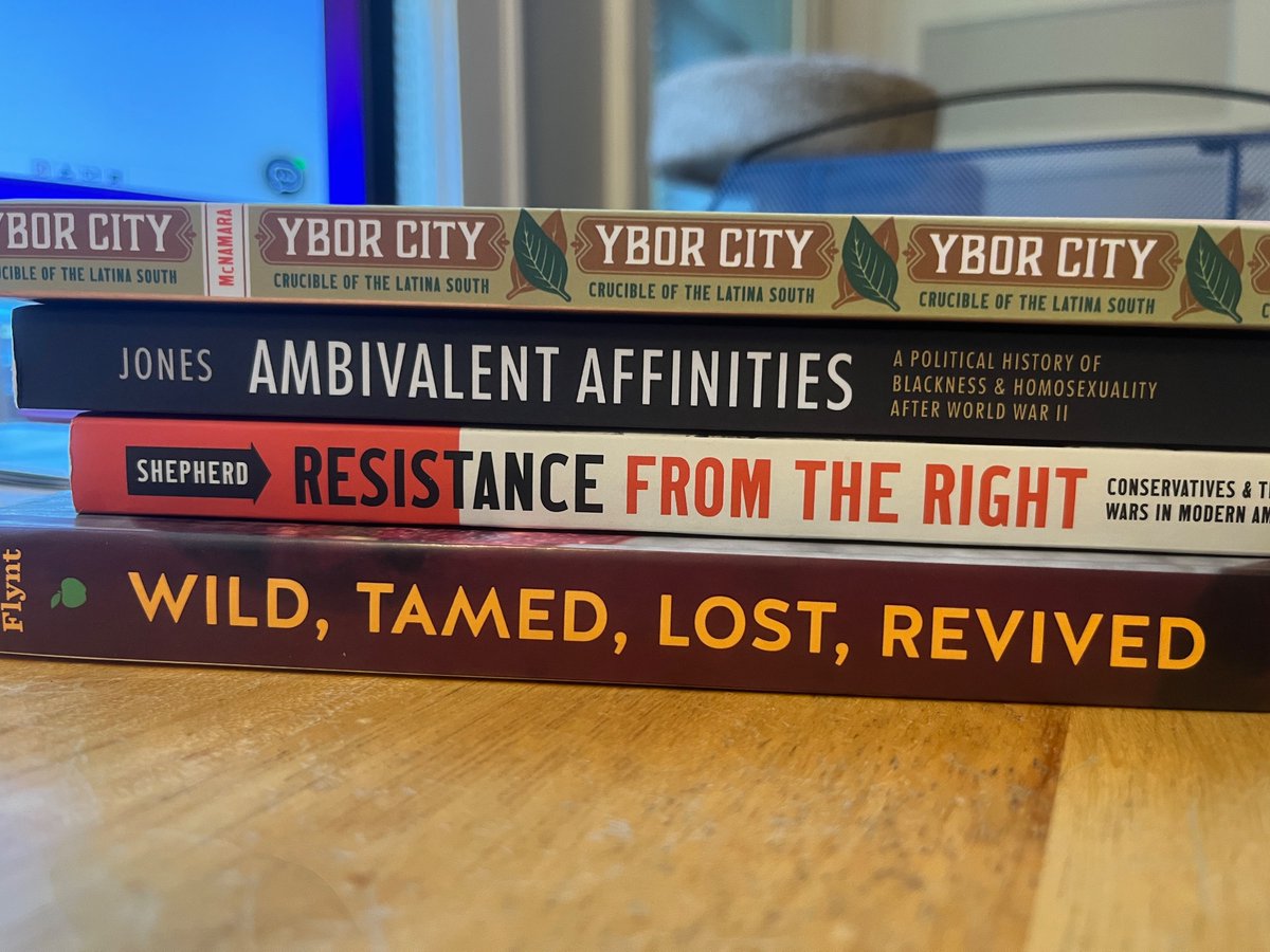 Love a <a href="/UNC_Press/">UNC Press</a> mail day! Especially excited to read @Dr_SarahMac and <a href="/llassabe/">Lauren Lassabe Shepherd</a>