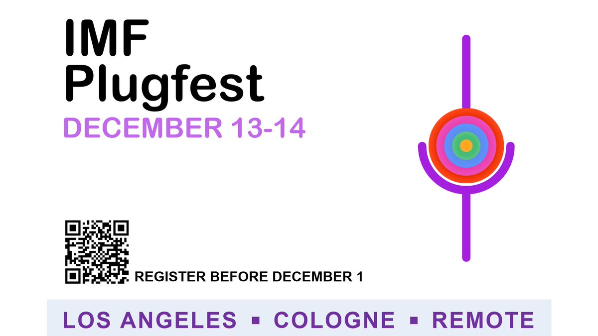 Register for our hybrid plugfest on December 13-14, with physical locations in Los Angeles, USA and Cologne, DE. This is a unique opportunity to gain implementation experience and network with the members of IMF community.

imfug.com/imf-plugfest-2…

#ispeakimf