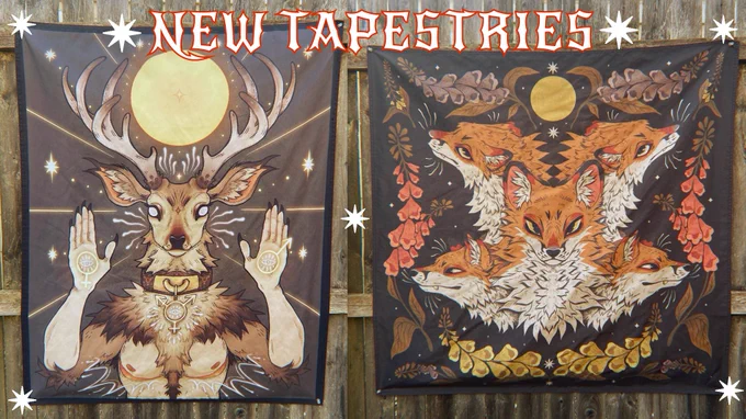 💥 SH0P DROP IS LIVE 💥

- NEW Tapestries 
- NEW &amp; RESTOCKED Bandanas
- NEW &amp; RESTOCKED Keychains
- NEW Patch, RESTOCKED Patches
- NEW Stickers 

⬇️ SH0P LlNK BELOW ⬇️ 
