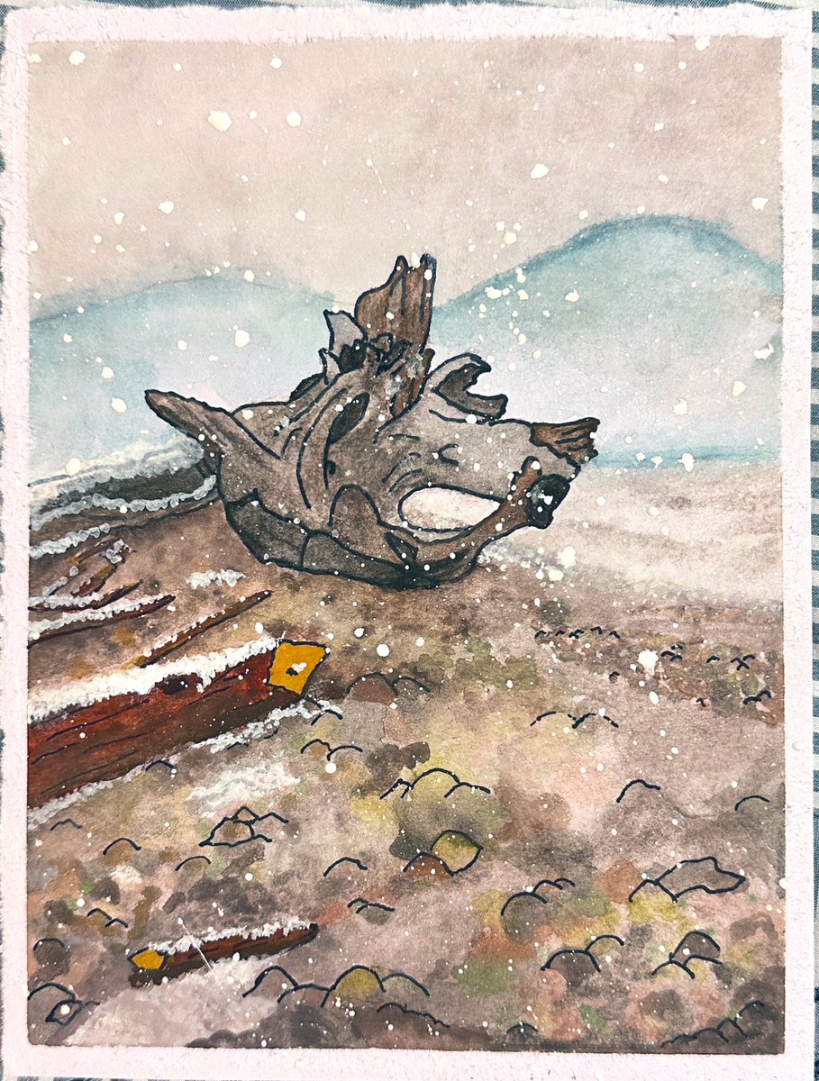 GhostAgamemnon's tweet photo. My first pass at painting my dragon from the beach.

It was fun!

I have big plans for making it work better and putting it in seasons.
#paintforfun https://t.co/hK7RfpnuMk