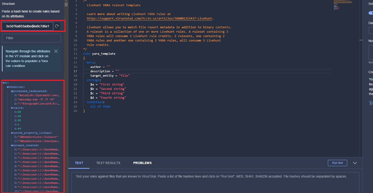 Create YARA rules by clicking on observable properties. No need to remember VT YARA module by heart! by <a href="/Joseliyo_Jstnk/">Joseliyo</a>
blog.virustotal.com/2023/09/its-al…